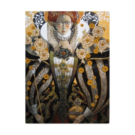 Trademark Fine Art David Galchutt 'Monarch Black And Silver' Canvas Art, 35x47 ALI47007-C3547GG